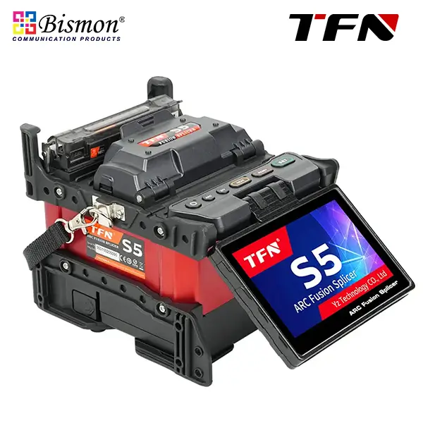 S5 fusion splicer Core alignment 6 Motor LCD 5.0inch for Trunk cable